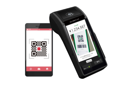 QRコード決済2次元バーコード